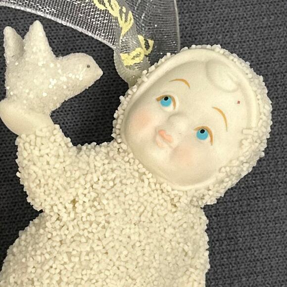 Dept 56 Snowbabies SnowDream Feeding the Birds & Reindeer Ornament Lot 2016 - Picture 11 of 15